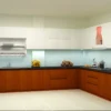 Tủ Bếp Gỗ MDF Mẫu TA4001 Phủ Melamine