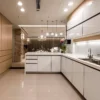 Tủ Bếp Gỗ MDF Mẫu TA4002 Phủ Acrylic