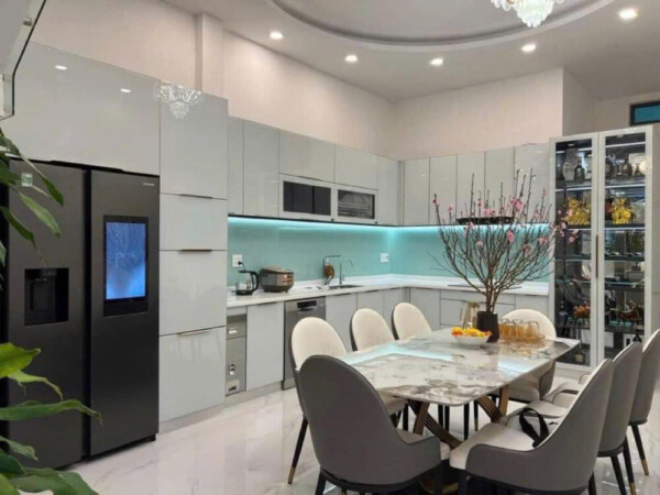 50+ Mẫu tủ bếp inox cánh kính HOT 2026