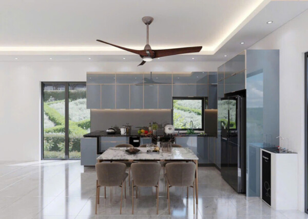 50+ Mẫu tủ bếp inox cánh kính HOT 2026