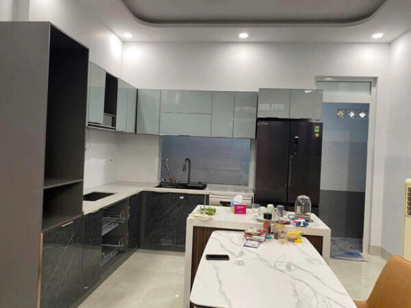 Tủ Bếp Inox Cánh Kính Mẫu TA1007 Trang Nhã